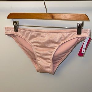 Target cheeky sparkly blush pink bikini bottom